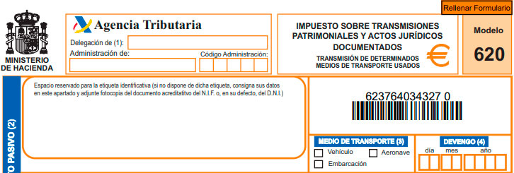 Modelo 623 modelo 623 gobierno de baleares
